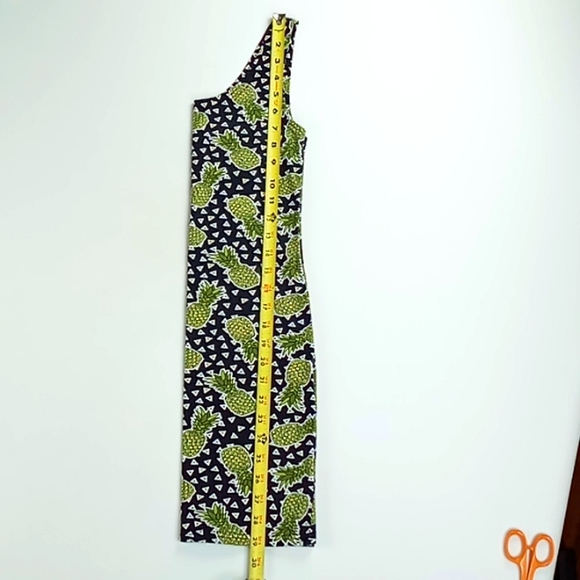 Divided by H&M Women's XS Mini Tank Dress Pineapple Pattern - Picture 6 of 9